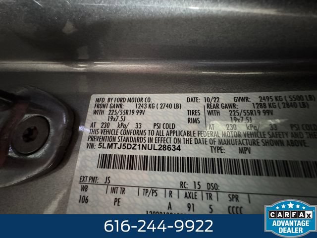 Used 2022 Lincoln Corsair Grand Touring AWD/4WD image 27