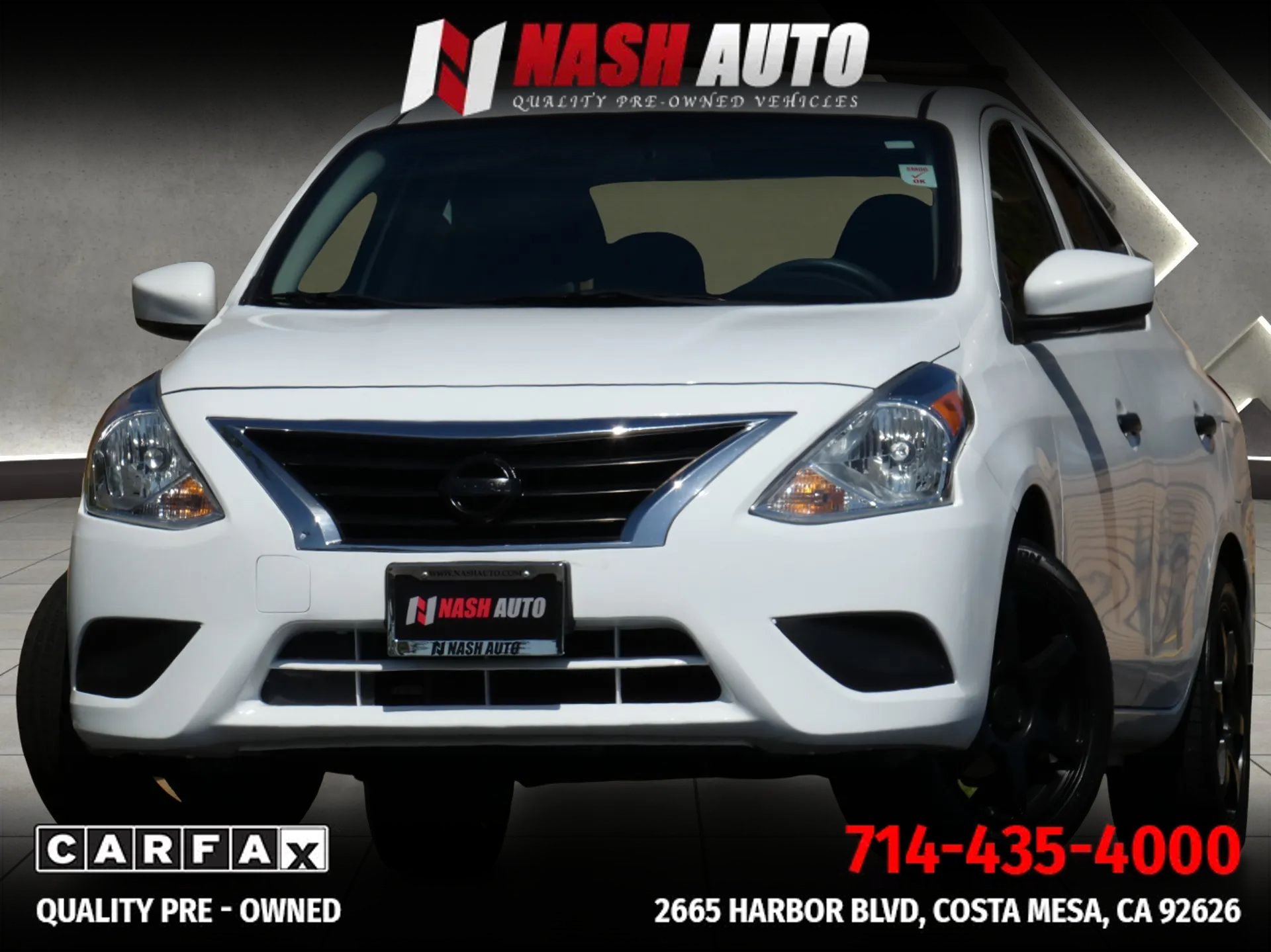 Used 2019 Nissan Versa S Plus FWD image 1