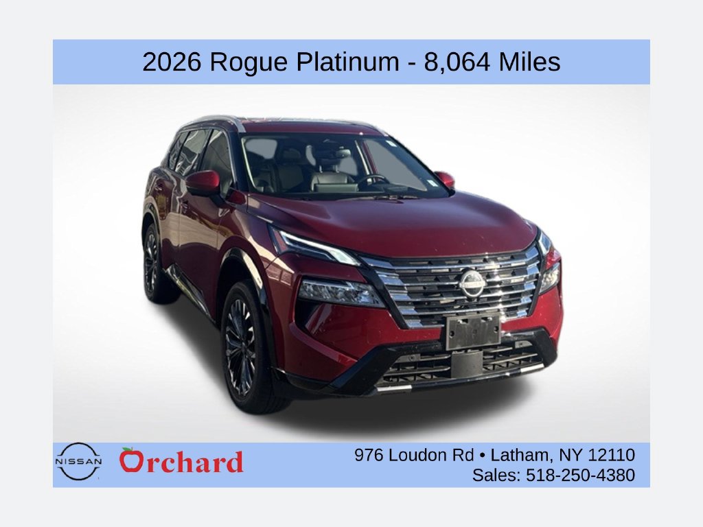 Certified 2026 Nissan Rogue Platinum w/ Platinum Premium Package