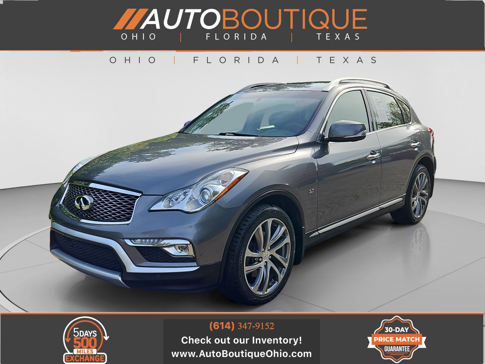 Used 2016 INFINITI QX50 AWD w/ Deluxe Touring Package