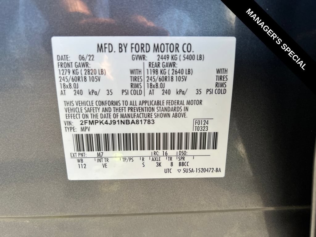Used 2022 Ford Edge SEL w/ Class II Trailer Tow Package AWD/4WD image 28