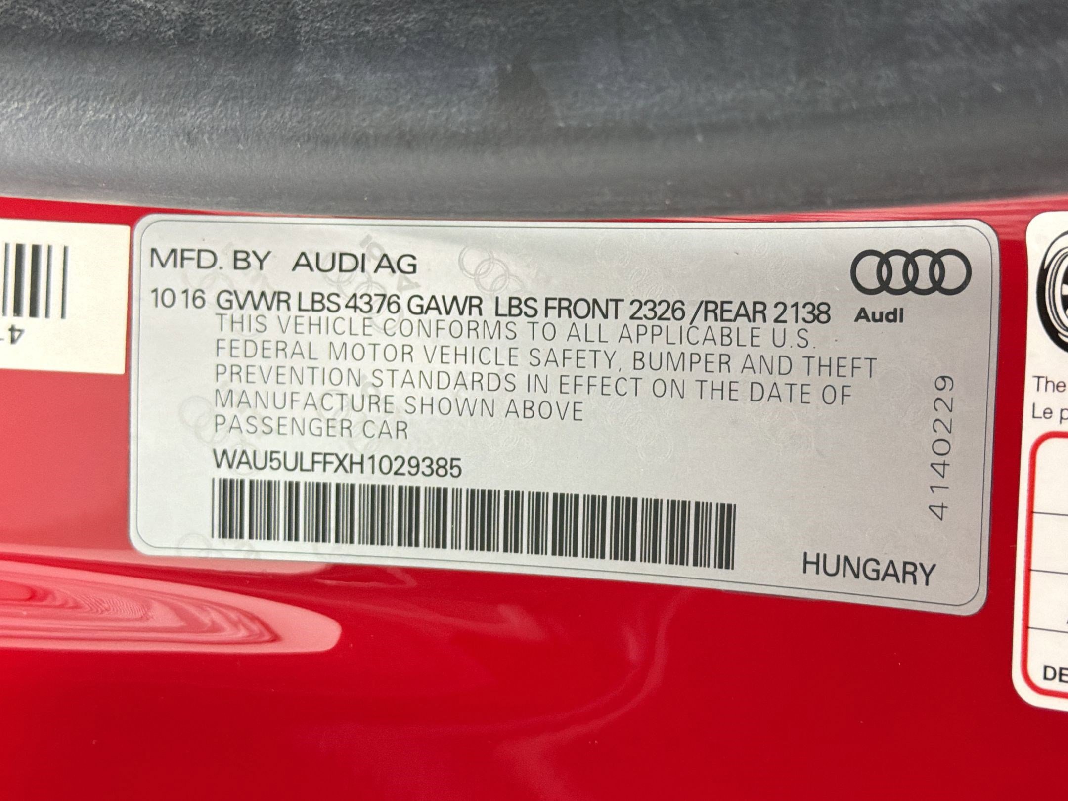 Used 2017 Audi A3 2.0T Premium Plus w/ Premium Plus Package FWD image 15
