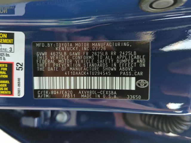 New 2026 Toyota Camry SE FWD image 17