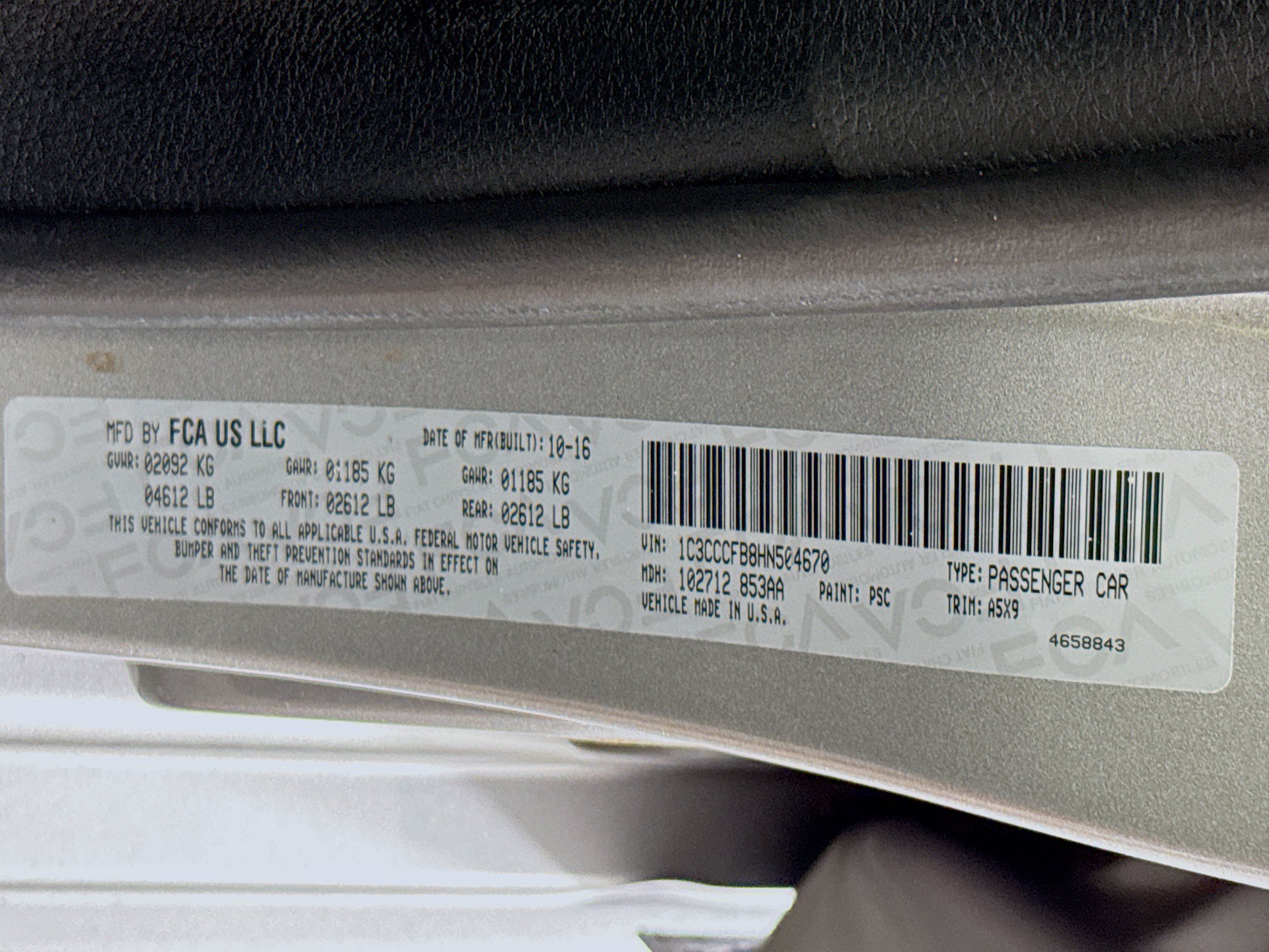 Used 2017 Chrysler 200 LX FWD image 37