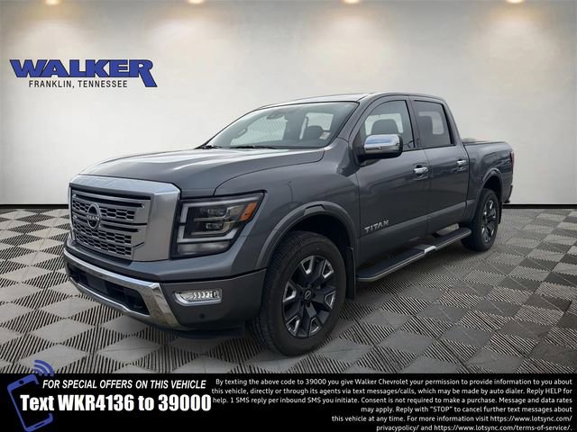 Used 2023 Nissan Titan Platinum Reserve w/ Moonroof Package