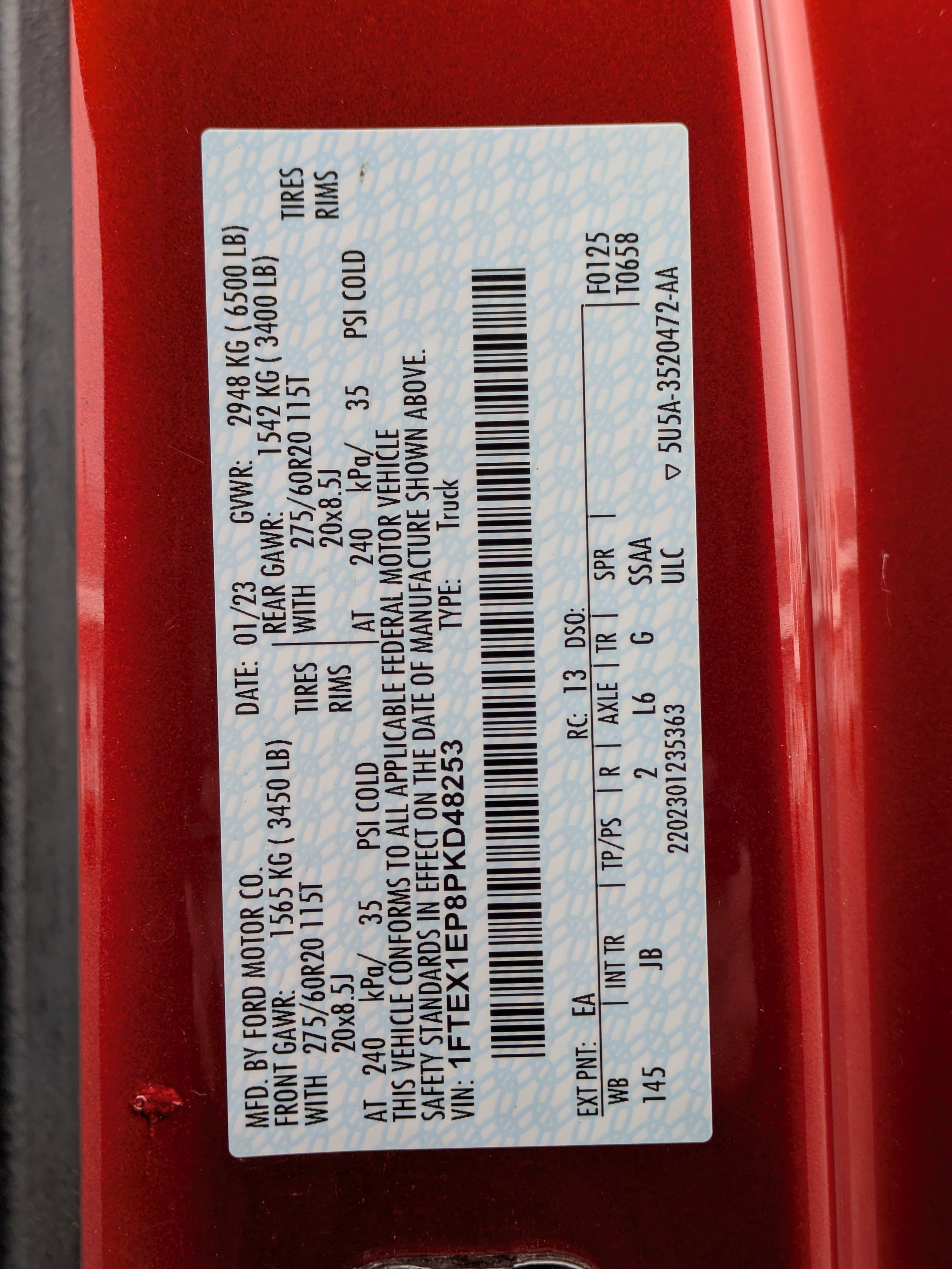 Used 2023 Ford F150 XL w/ STX Appearance Package image 23