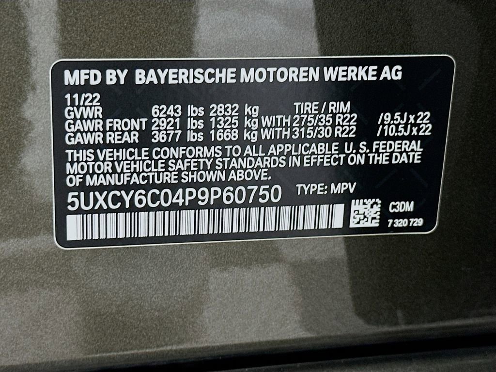 Certified 2023 BMW X6 xDrive40i w/ M Sport Package image 33