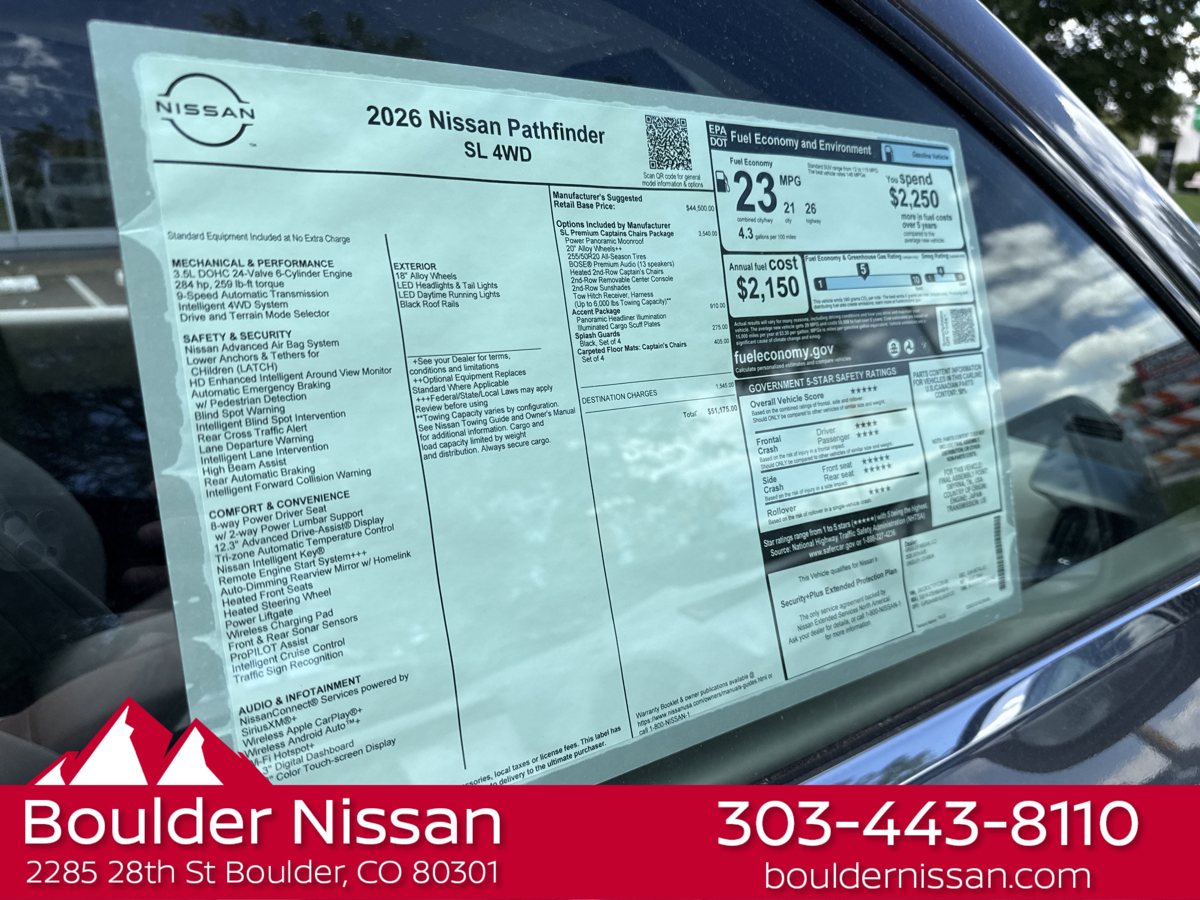 New 2026 Nissan Pathfinder SL w/ SL Premium Package AWD/4WD image 10
