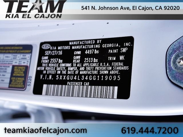 Used 2016 Kia Optima EX w/ Premium Package FWD image 34