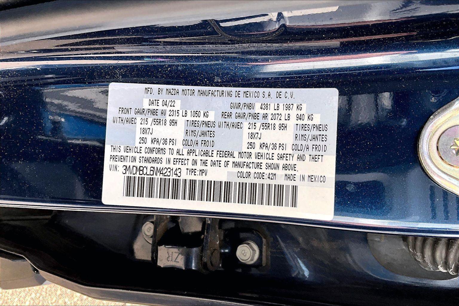 Used 2022 MAZDA CX-30 AWD 2.5 S w/ Preferred Package image 3