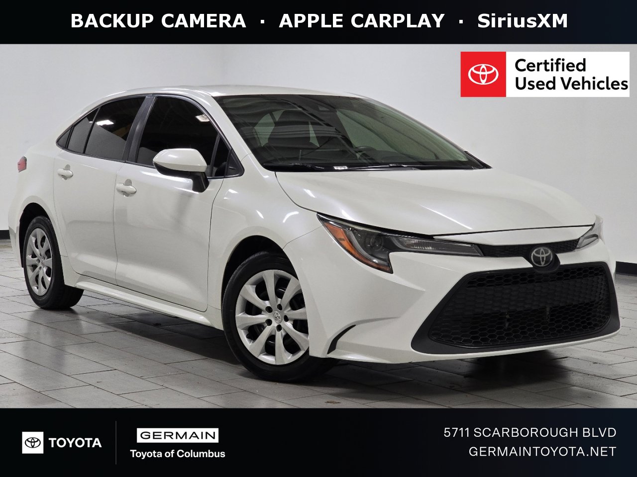 Certified 2020 Toyota Corolla LE