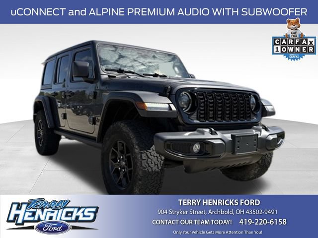 Used 2024 Jeep Wrangler Unlimited Sport AWD/4WD 360° Tour