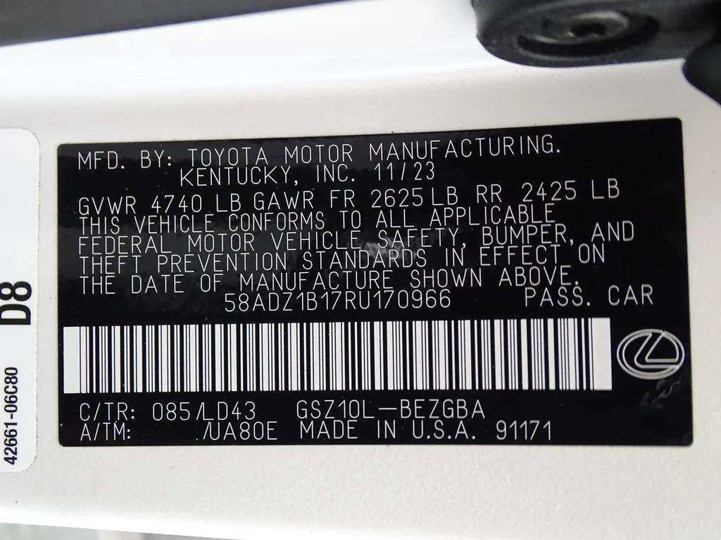 Used 2024 Lexus ES 350 w/ Premium Package image 33