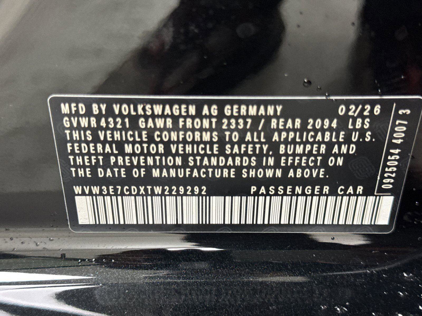 New 2026 Volkswagen GTI SE FWD image 27