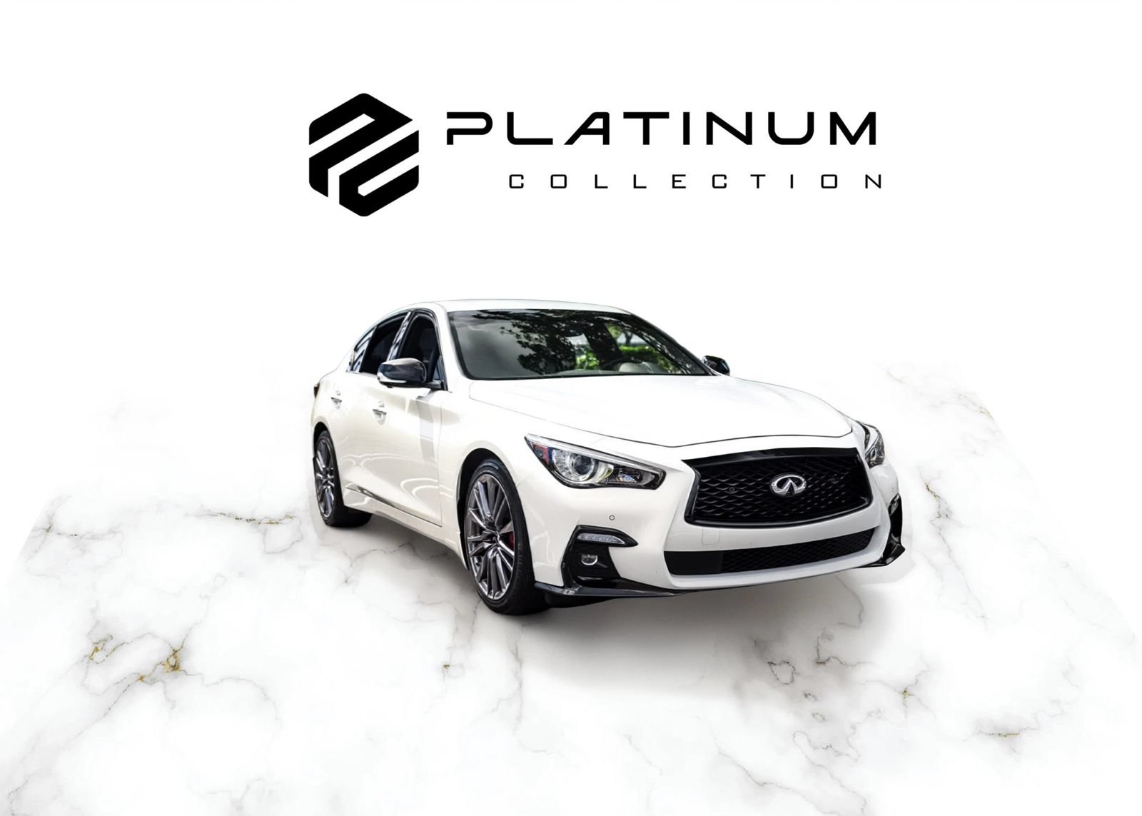Used 2023 INFINITI Q50 Red Sport 400 RWD image 1