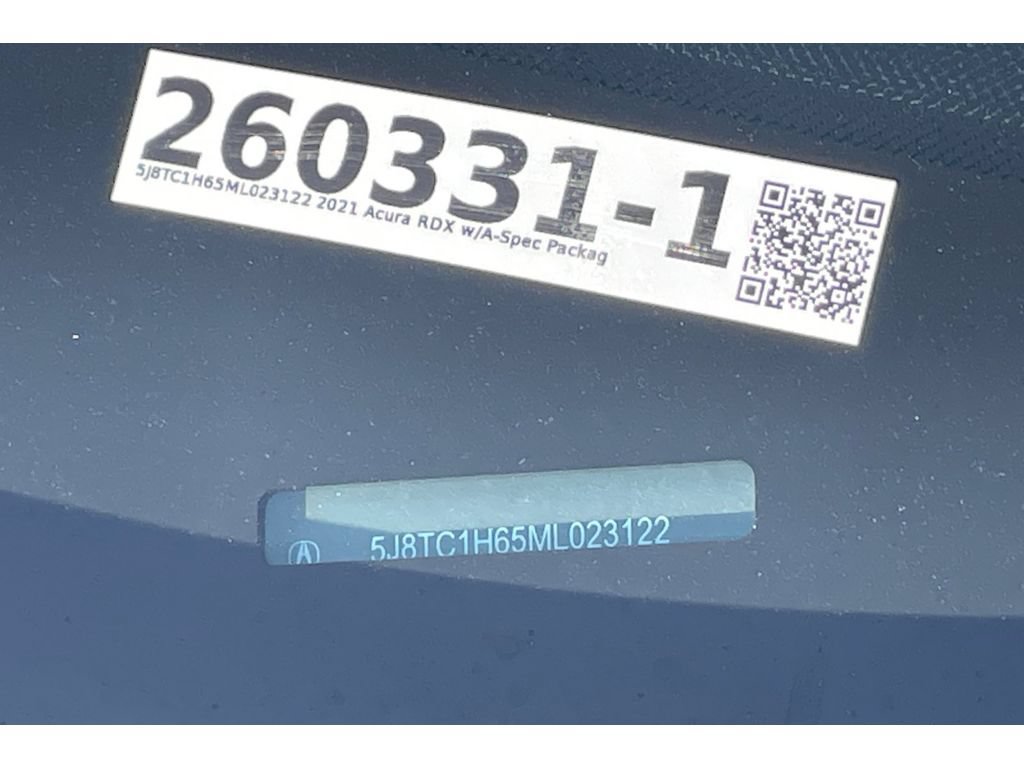 Certified 2021 Acura RDX A-Spec FWD image 54