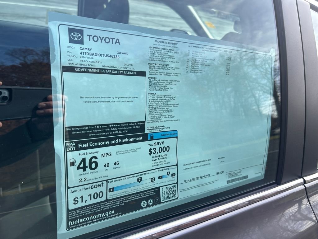 New 2026 Toyota Camry XLE image 30