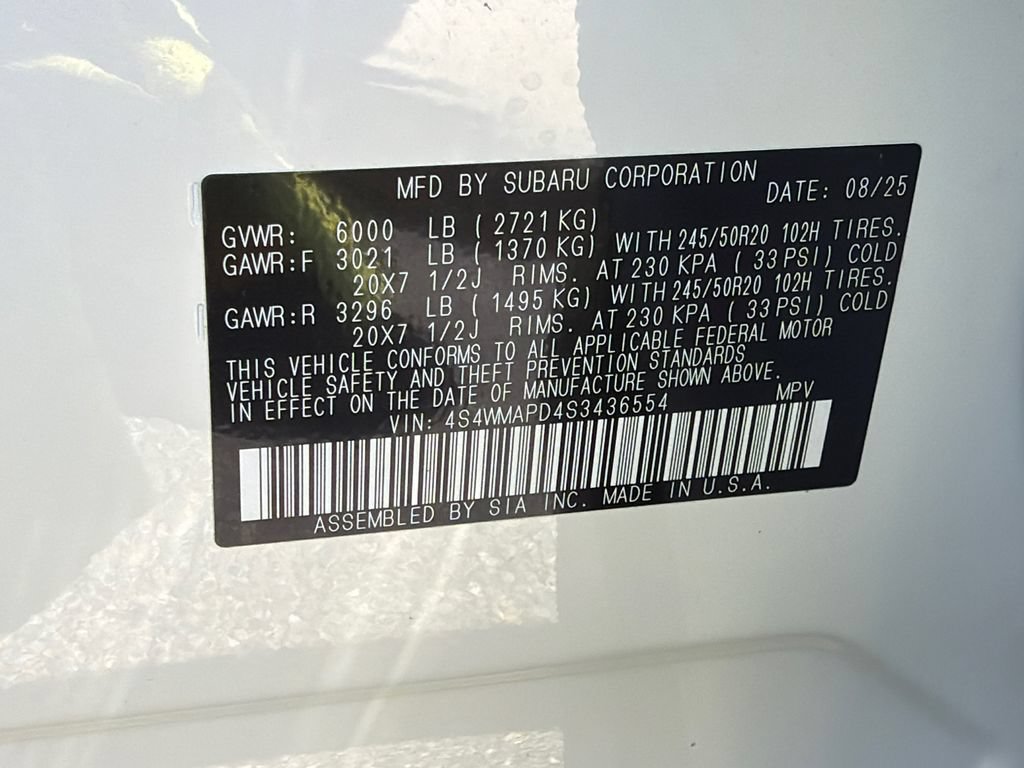 Certified 2025 Subaru Ascent Limited AWD/4WD image 30
