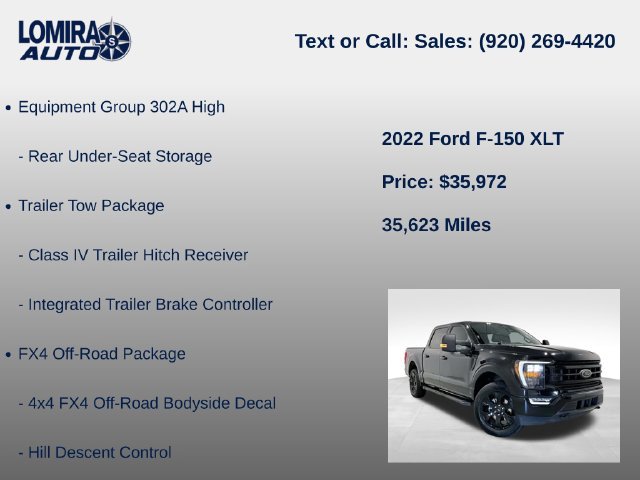 Used 2022 Ford F150 XLT w/ Equipment Group 302A High AWD/4WD image 27