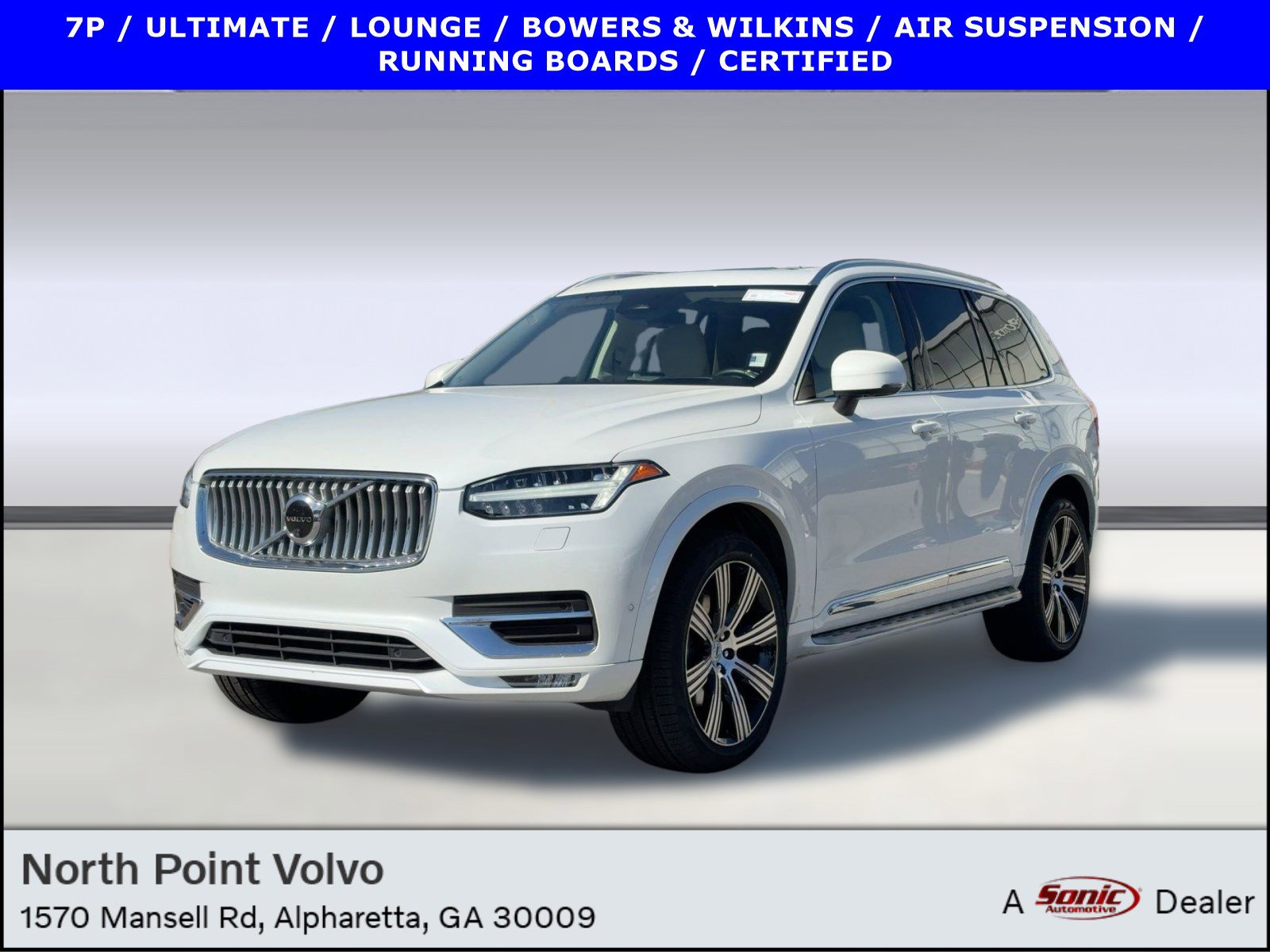 Certified 2023 Volvo XC90 B6 Ultimate w/ Lounge Package