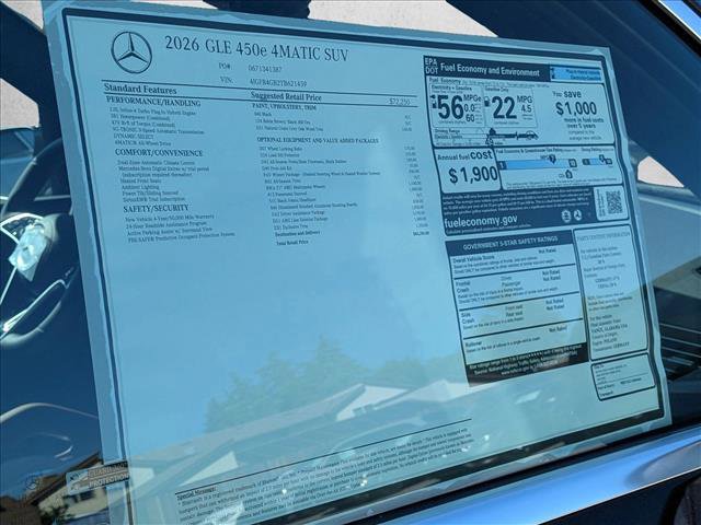 New 2026 Mercedes-Benz GLE 450e 4MATIC image 18