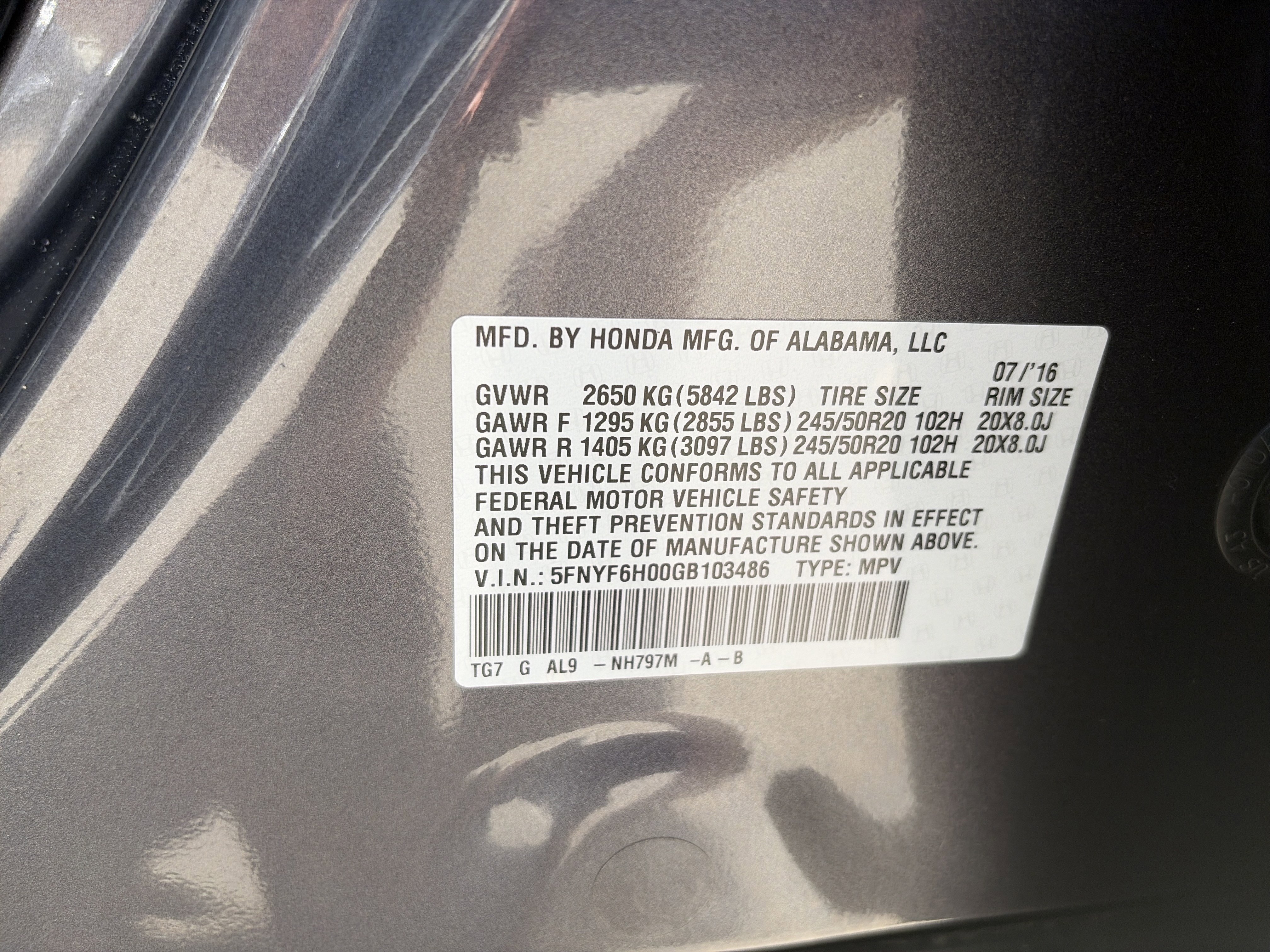 Used 2016 Honda Pilot Elite image 31