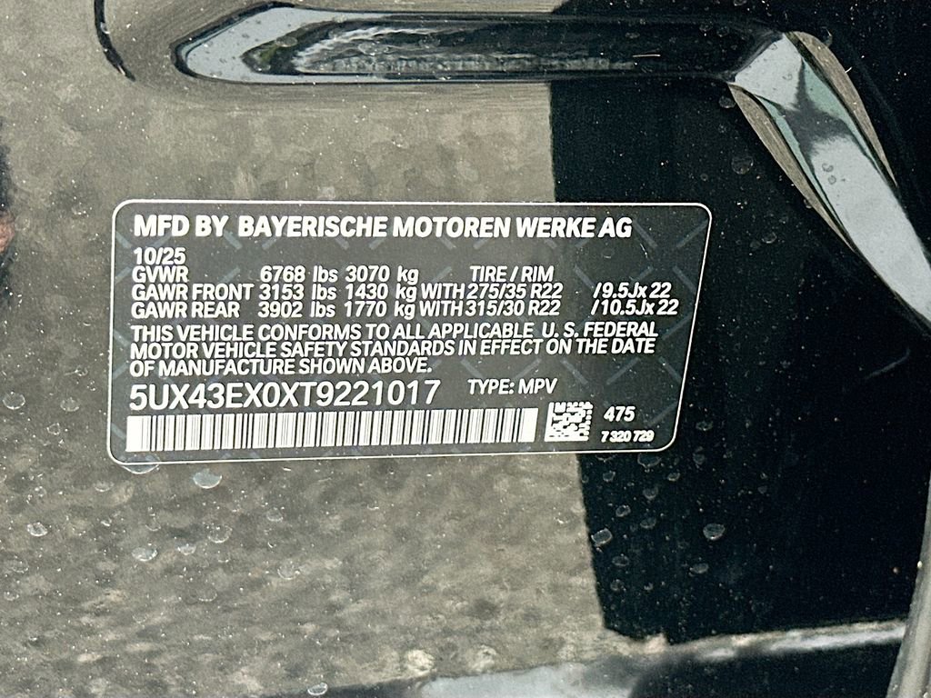 New 2026 BMW X6 M60i AWD/4WD image 32