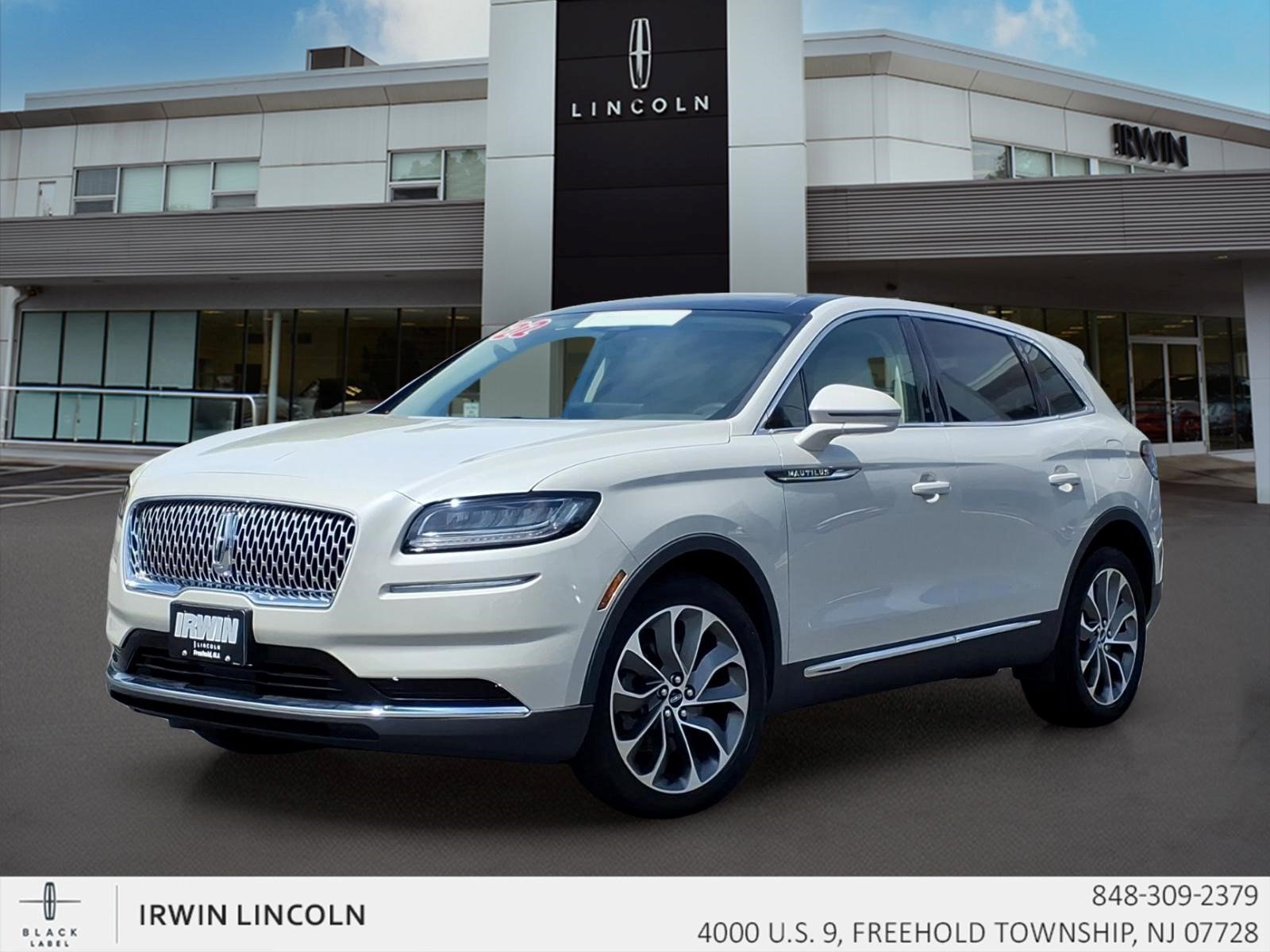 Certified 2022 Lincoln Nautilus Reserve