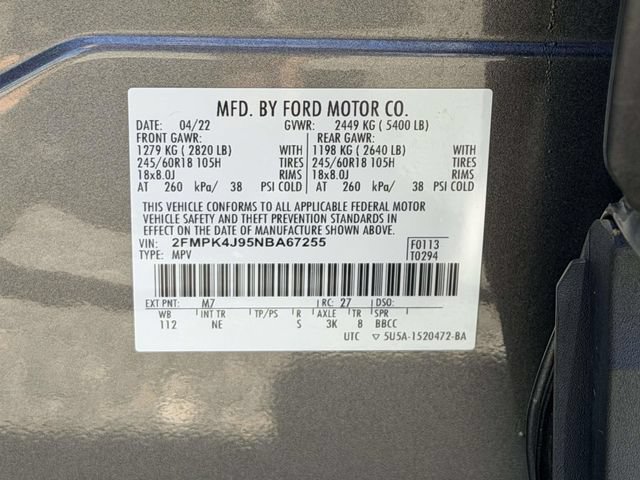 Used 2022 Ford Edge SEL w/ Sport Appearance Package AWD/4WD image 25