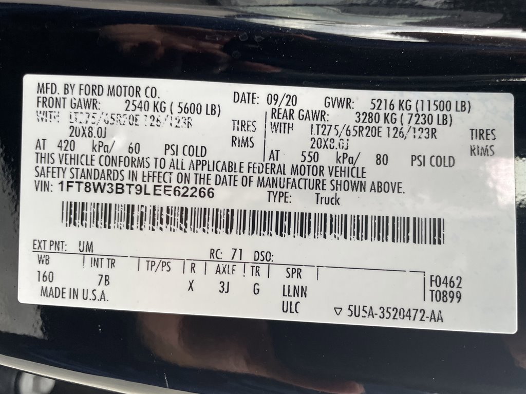 Used 2020 Ford F350 Platinum w/ FX4 Off-Road Package AWD/4WD image 47