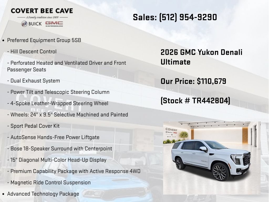 New 2026 GMC Yukon Denali Ultimate AWD/4WD image 13