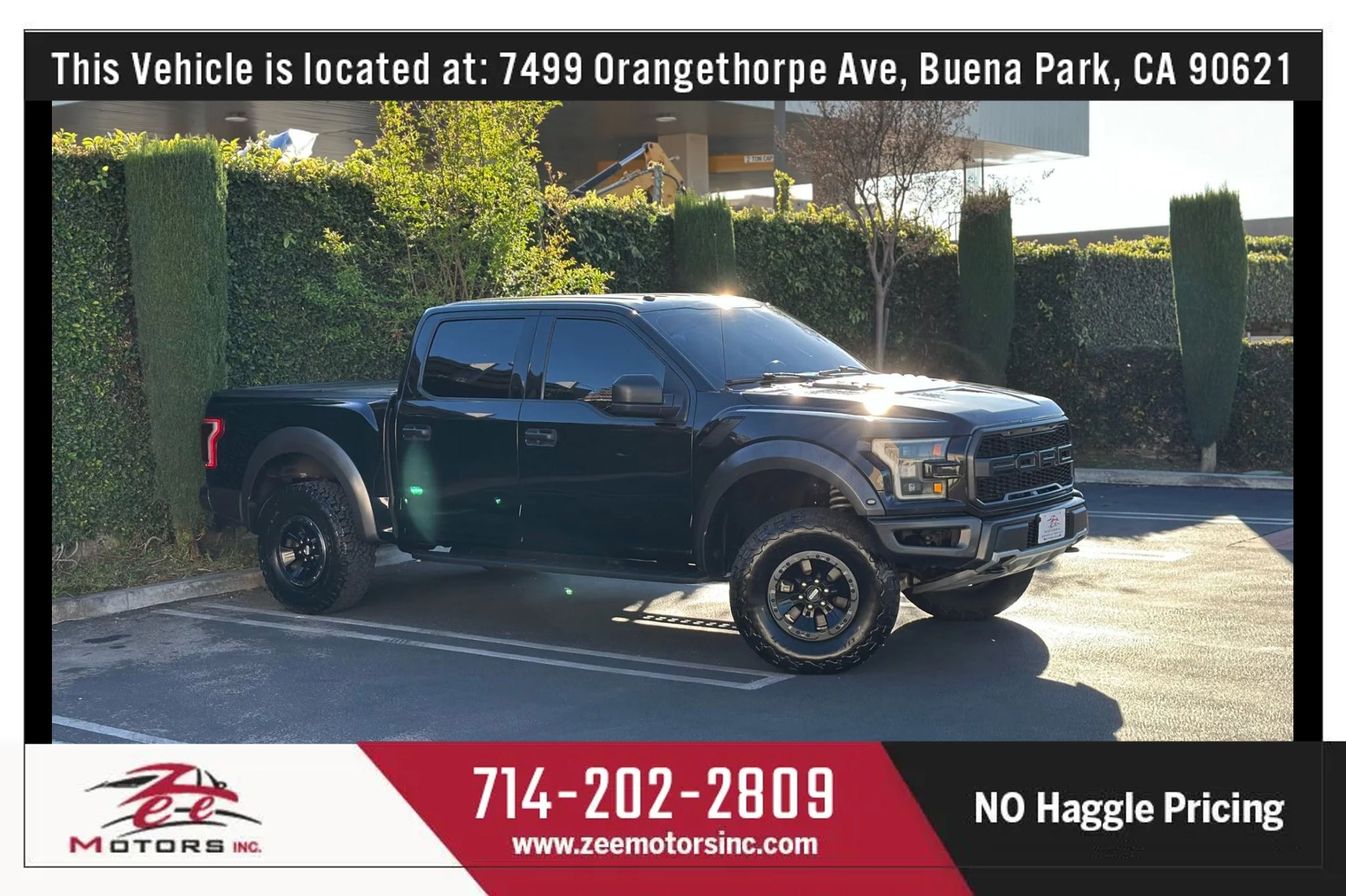 Used 2018 Ford F150 Raptor w/ Equipment Group 801A Mid AWD/4WD image 2
