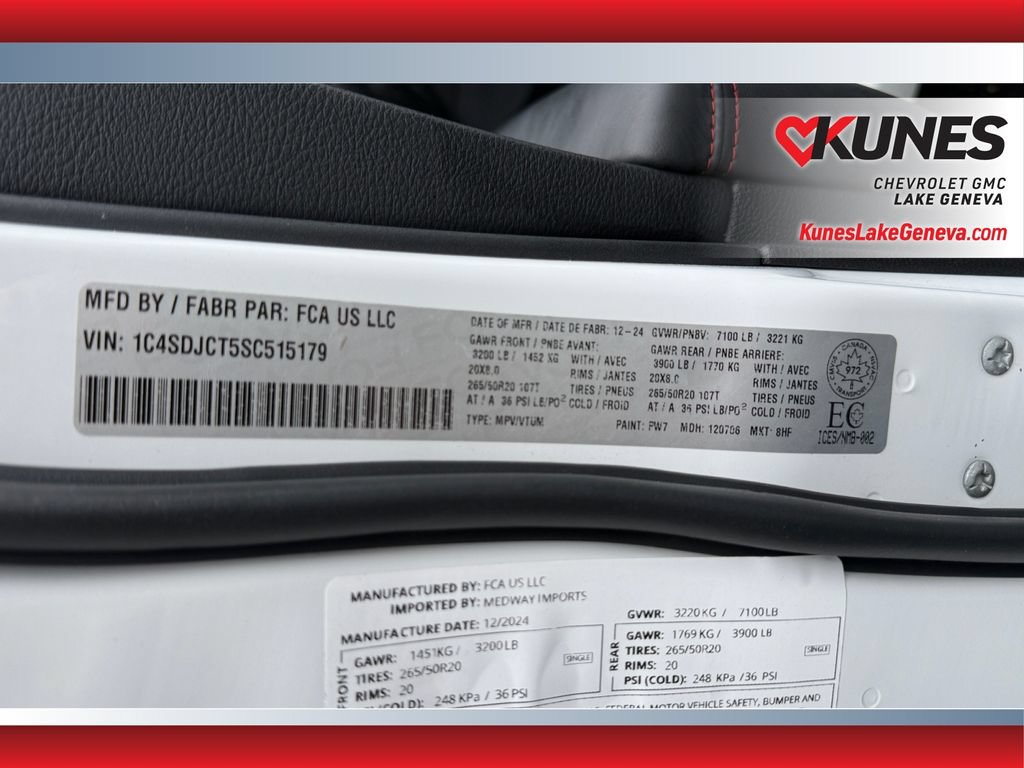 Used 2025 Dodge Durango R/T AWD/4WD image 45