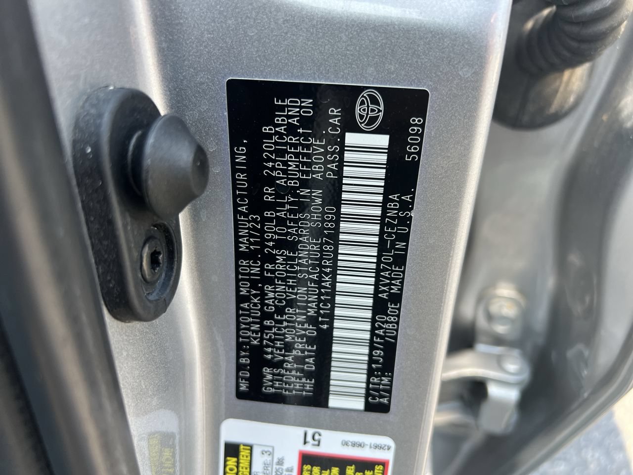 Used 2024 Toyota Camry LE FWD image 36
