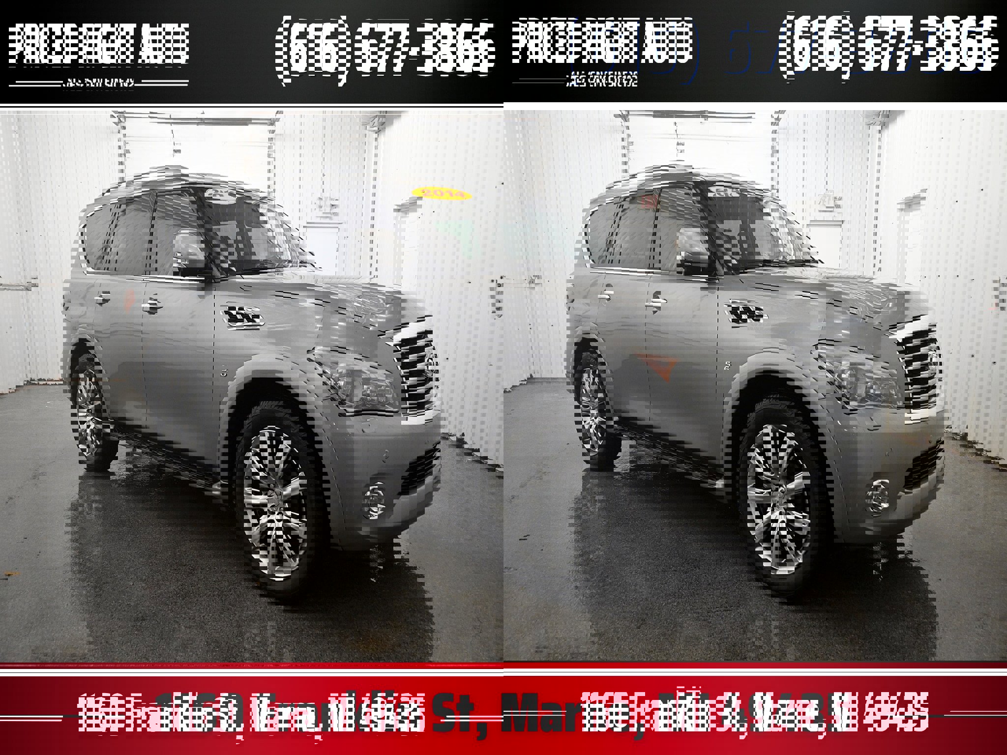 Used 2014 INFINITI QX80 4WD w/ Deluxe Touring Package