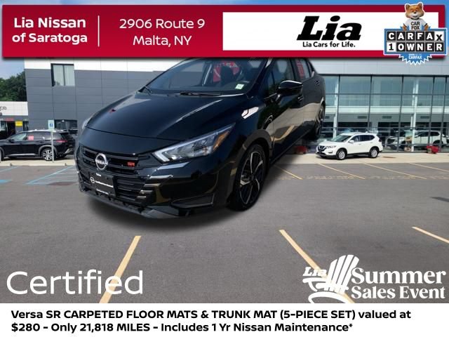 Certified 2025 Nissan Versa SR w/ Trunk Package