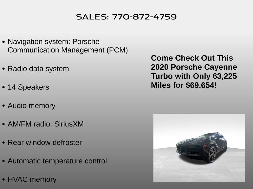 Used 2020 Porsche Cayenne Turbo image 10