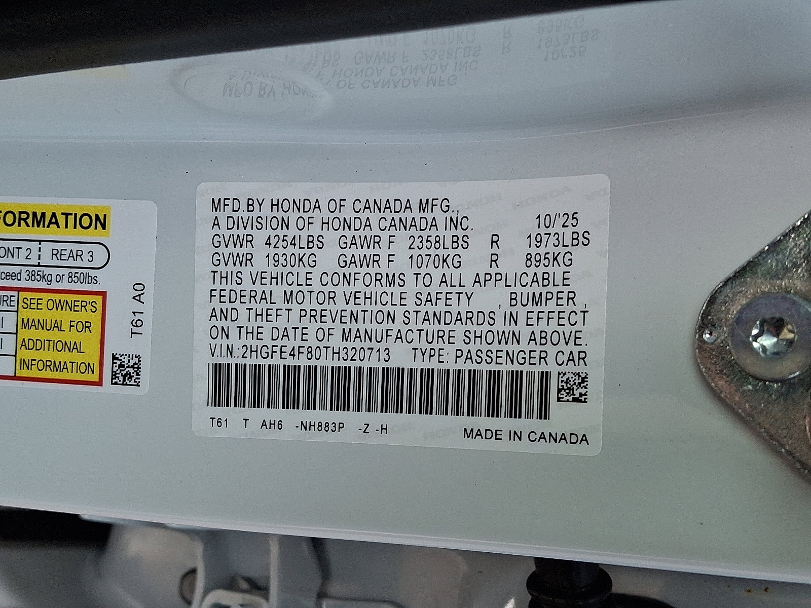 New 2026 Honda Civic Sport image 10