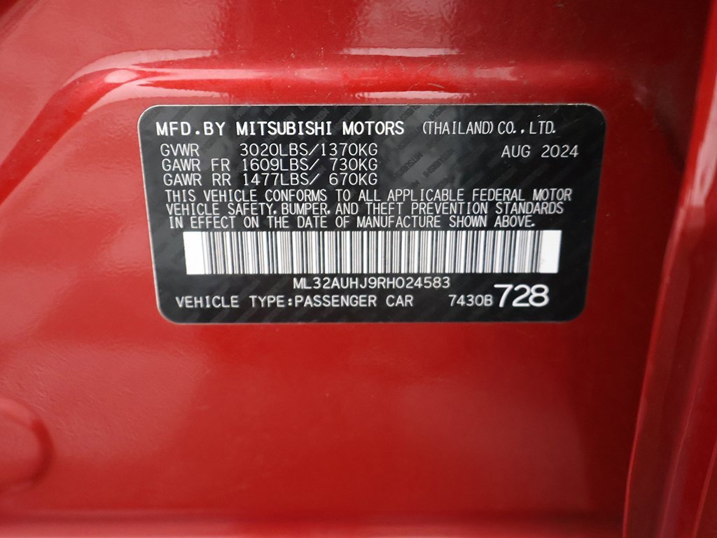 Used 2024 Mitsubishi Mirage ES image 38