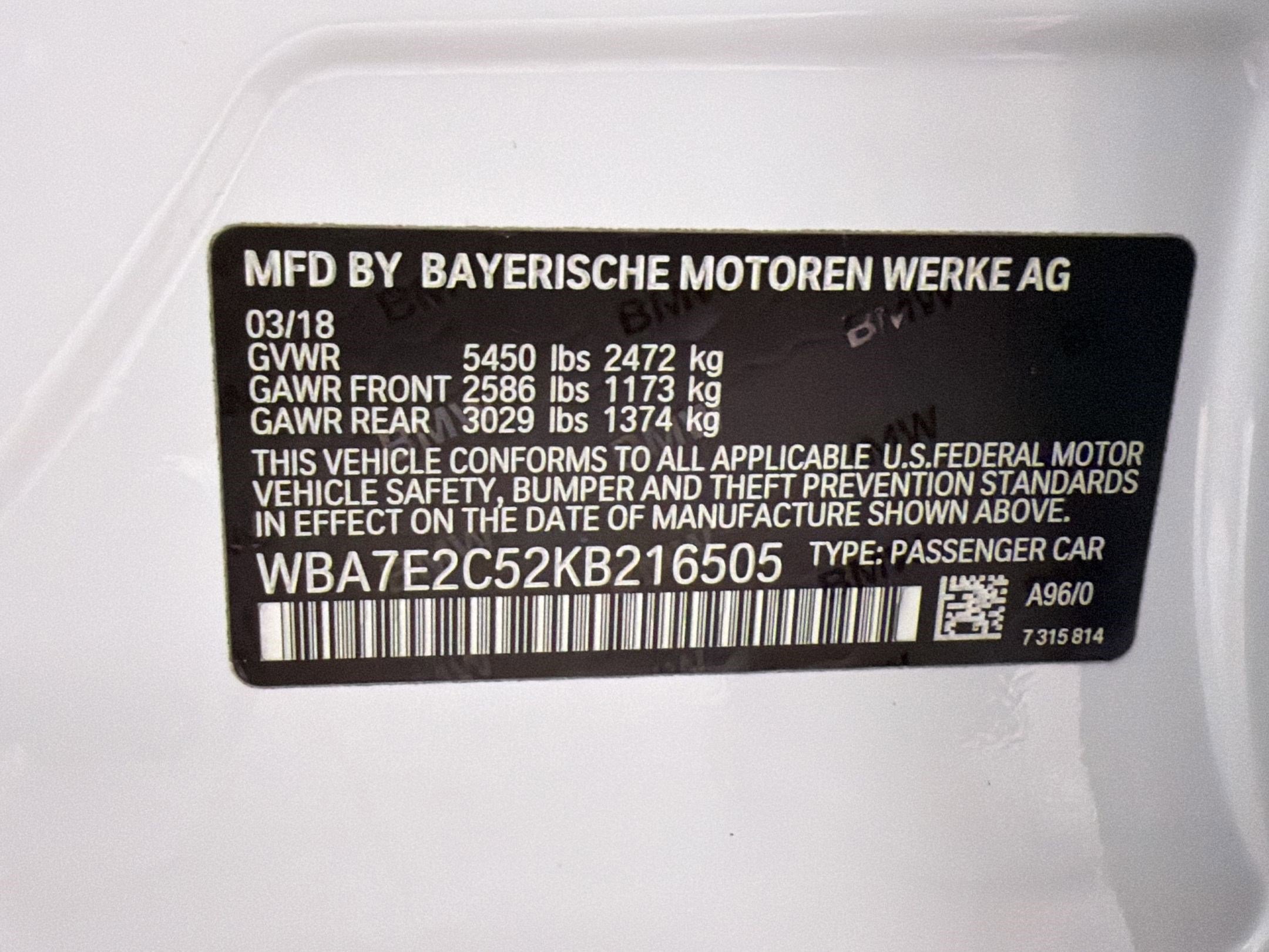 Used 2019 BMW 740i w/ Executive Package RWD image 18