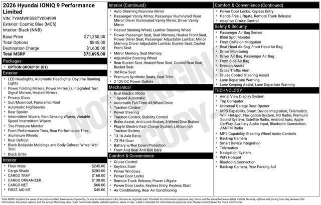 New 2026 Hyundai Ioniq 9 Limited image 40