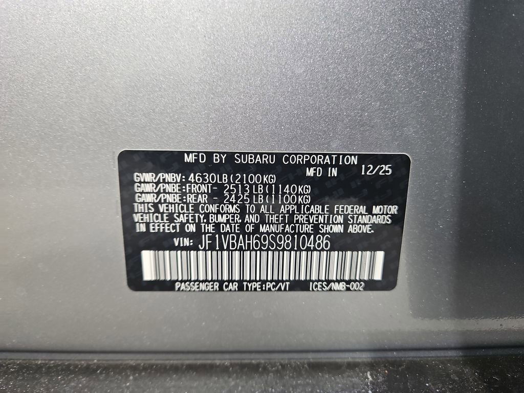 New 2025 Subaru WRX Premium image 29