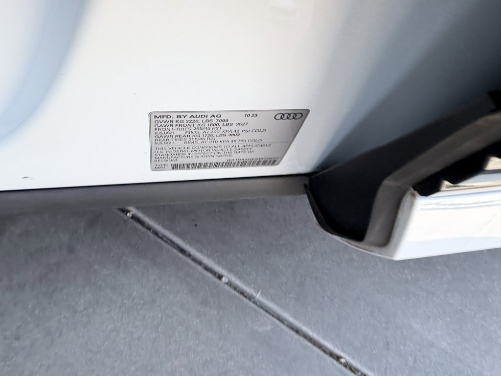 Used 2024 Audi Q8 e-tron Prestige w/ Prestige Package AWD/4WD image 49