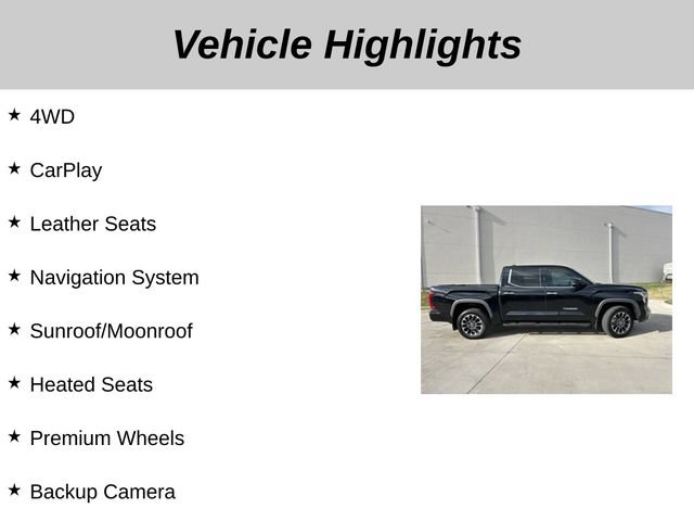 Used 2023 Toyota Tundra Limited w/ Power Package AWD/4WD image 5