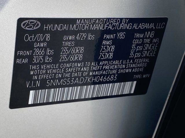 Used 2019 Hyundai Santa Fe Limited image 39