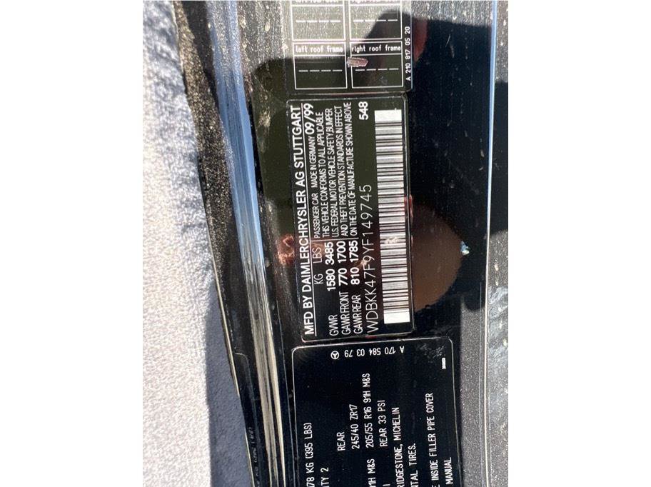 Used 2000 Mercedes-Benz SLK 230 image 13