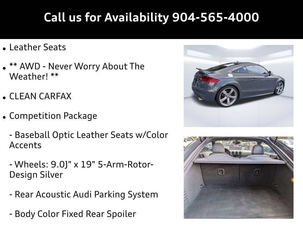 Used 2015 Audi TTS 2.0T Coupe w/ Competition Package AWD/4WD image 9