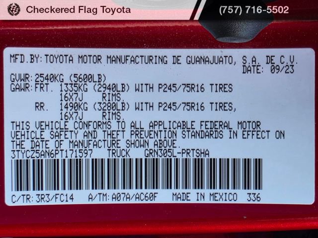 Used 2023 Toyota Tacoma SR5 AWD/4WD image 22
