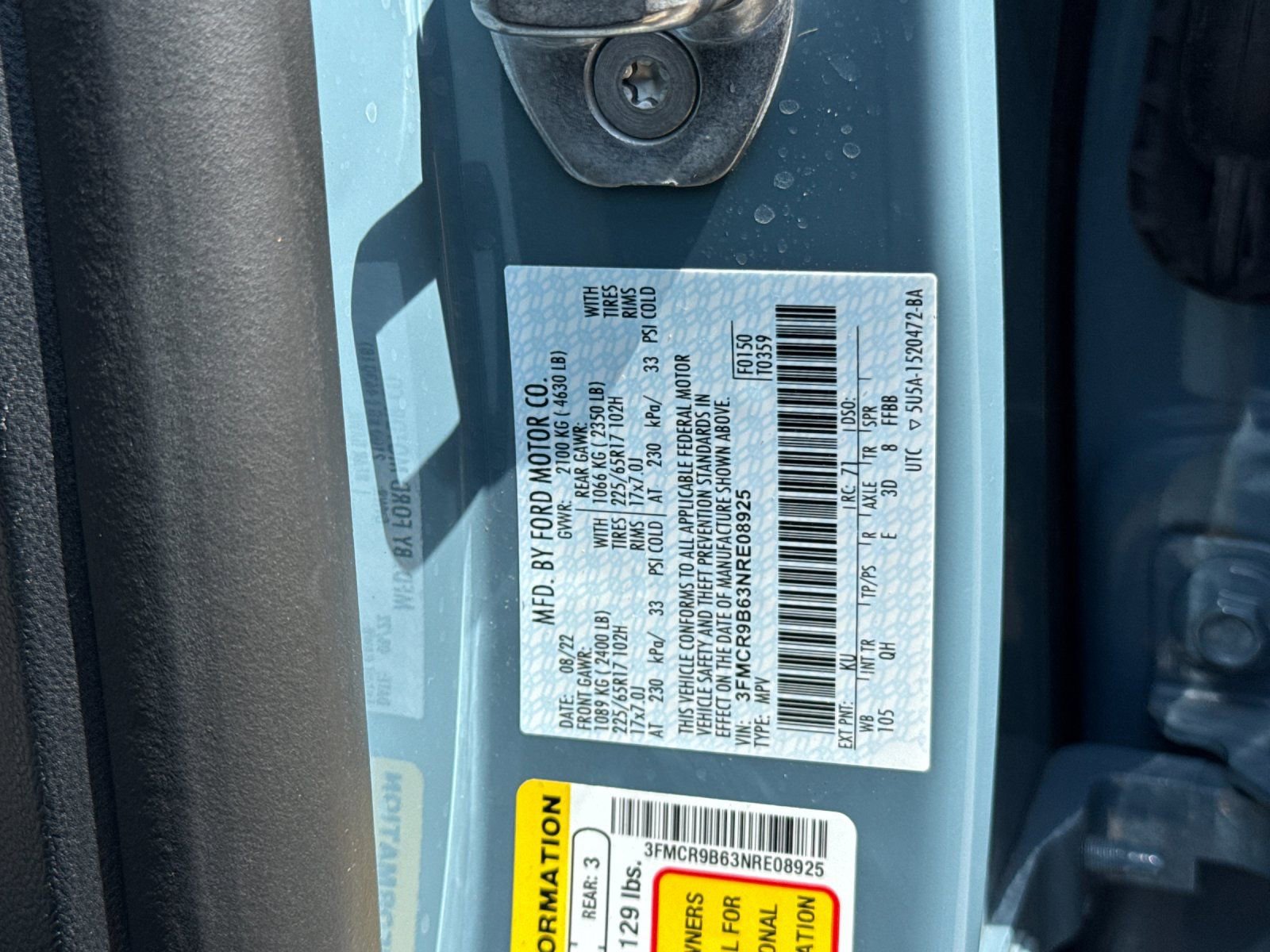 Used 2022 Ford Bronco Sport Big Bend w/ Convenience Package image 37