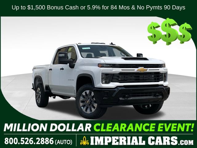 New 2025 Chevrolet Silverado 2500 Custom w/ Custom Value Package image 1